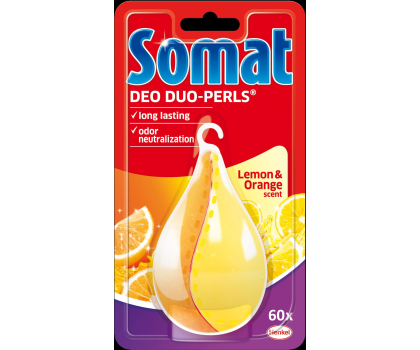 Akcesoria do zmywarek SOMAT Odswiezacz do zmywarki Deo Perls Lemon 17g